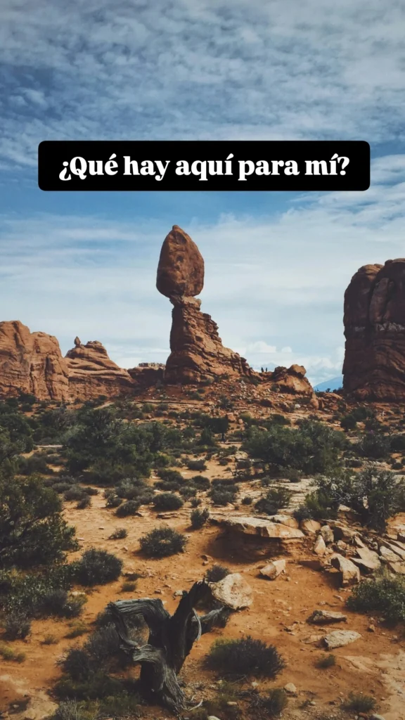 ¿Qué hay aquí para mí?